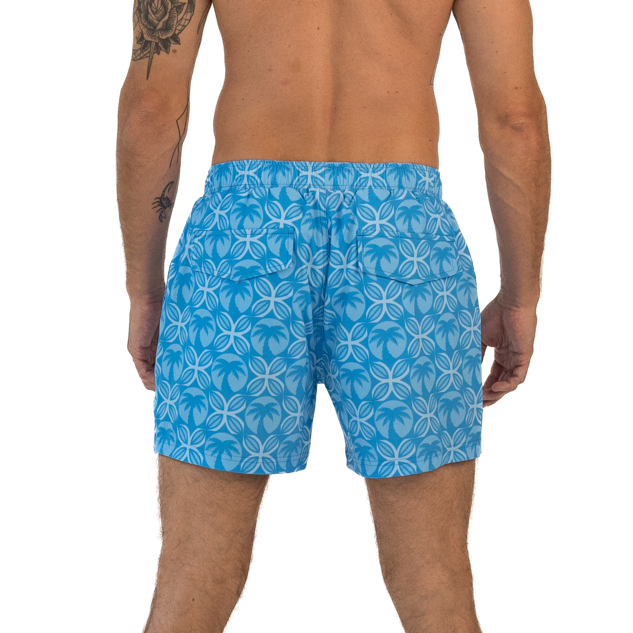 Palm Paradise Shorts / Blue