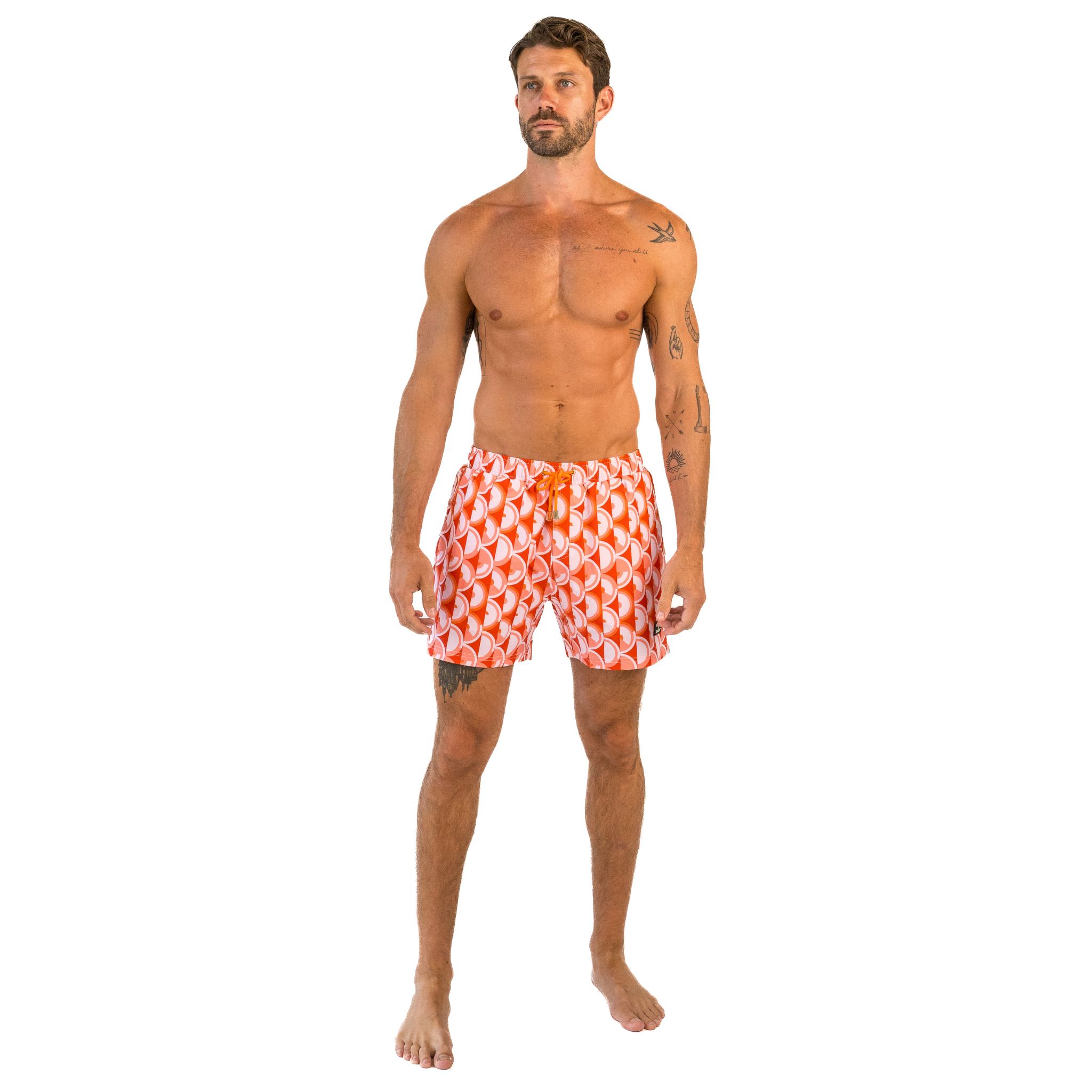 Island Fever Shorts / Orange